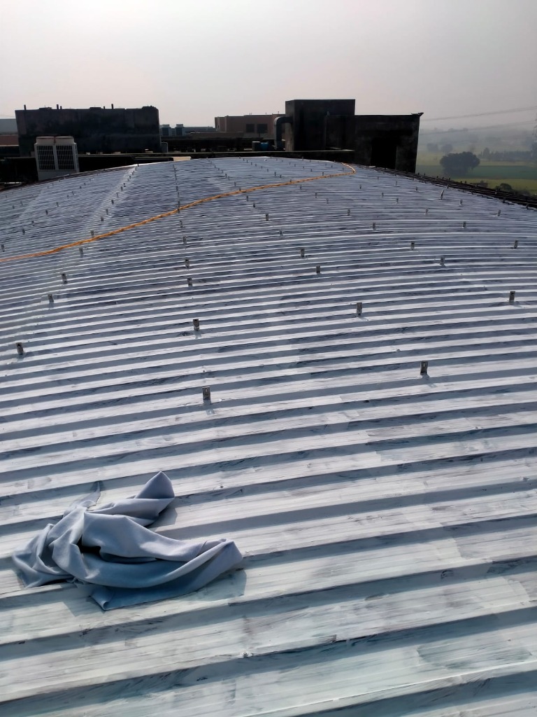 White Reflective Commercial Rooftop Waterproof Coating by S.K. Enterprises