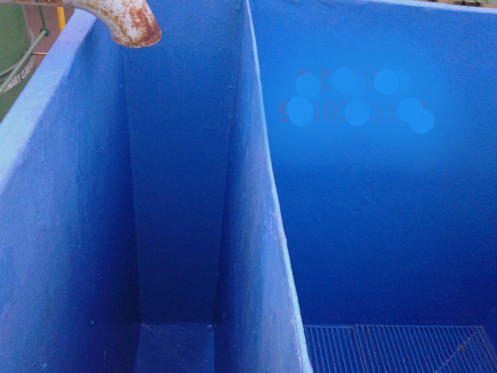 Potable Underground Water Tank Blue Polymer Lining by S.K. Enterprises